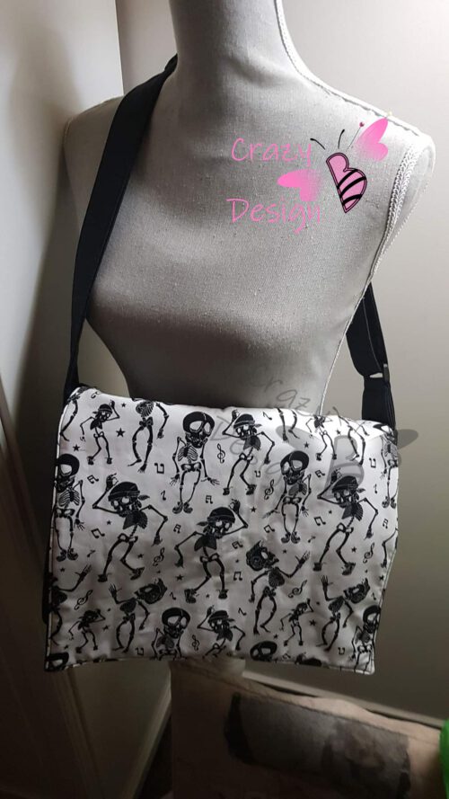 LapTop / Messanger bag Skeletons