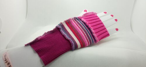Armwarmers striped Pinks - Image 3