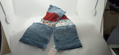 Armwarmers Blue and Brown - Image 3