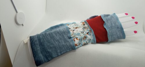 Armwarmers Blue and Brown - Image 2