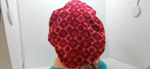Red and Orange velvet Barret - Image 3