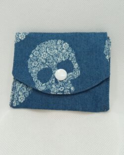 Small purse Flower Skull